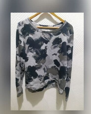 3 decembar duks: H&M baggy duks cvetnog dezena L-XL Deblji,prelepog dezena kao nov — 3