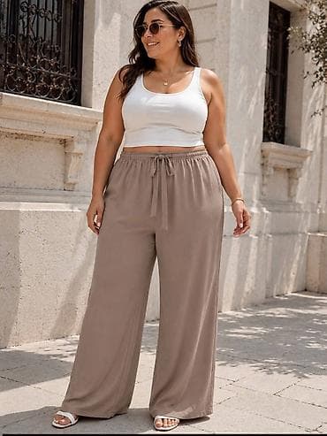lanene pantalone zenske: Pantalone 2kom. 2400
S M L XL 2XL 3XL 4XL 
Viskoza
P19 — 2
