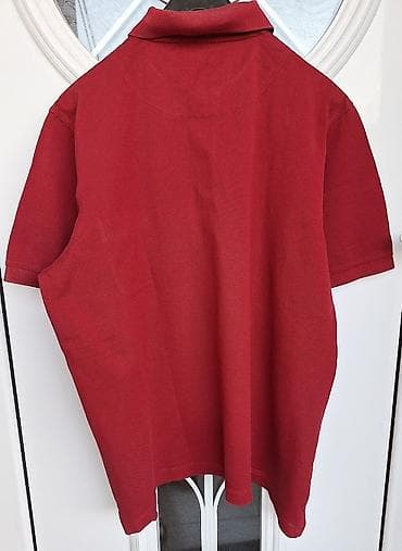 muska jakna s: Polo majica XXL – tamnocrvena - Model: klasična polo majica sa — 2