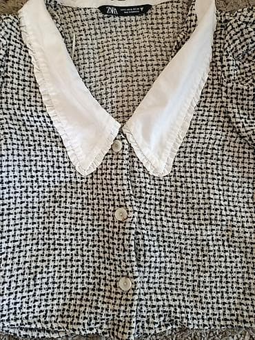 komplet pantalone i kosulja: ZARA ženska bluza, blejzer, veličina M (EUR/USA M, MEX 28) — 5
