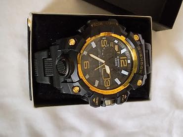 alba satovi: Casio G-Shock muški ručni sat – Mudmaster stil, crno-zlatni - Robusno — 4