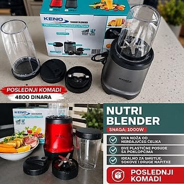 o bag beograd usce: KENO Nutri Blender – snaga 1000W - Profesionalne performanse i visoka — 1