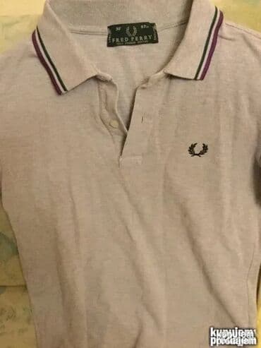 T-shirts: Original Fred Perry majica S 100% cotton Ramena 43cm duzina 67-8cm — 4
