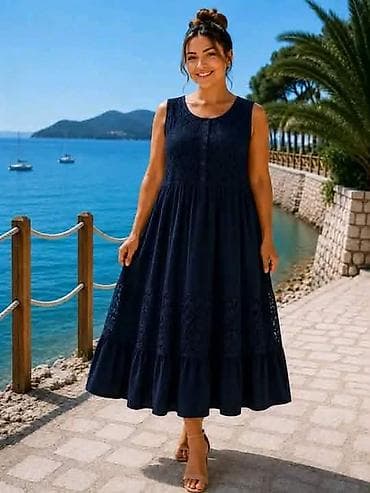 zara нови сад – слике: Haljina za punije
Predivan pamuk
XL 2XL 3XL 
Cena : 3.200 dinara — 2