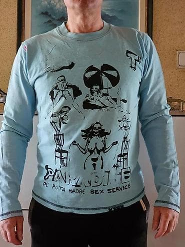 trussardi majice: Men's T-shirt bоја - Svetloplava — 6