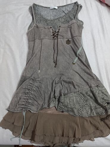 Women's Clothing: S, color - Grey, With the straps — 1