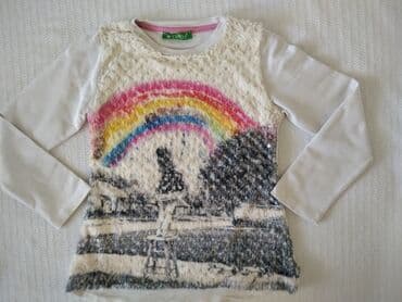 benetton veličine za decu: Okrugli izrez, Dug rukav — 2