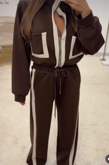 Ostala ženska odeća: One size, Prugasti, bоја - Braon — 9