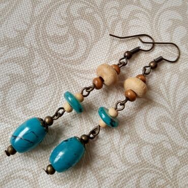 nakit swarovski: Dva para bilo kojih minđuša Češko staklo, poludragi kamen Potpuno — 14