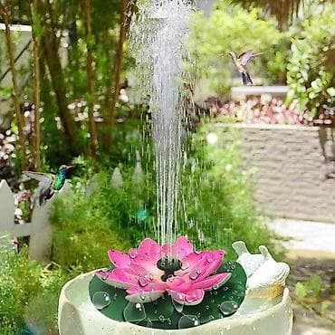 komode sa fiokama forma ideale: ⛲️ Lotos 🪷Solarna fontana ⛲️ 🛒 Cena: 2400 dinara❤️‍🔥 🌴Fontana je — 3