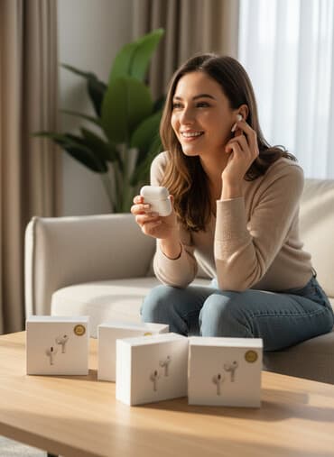 decije bezicne slusalice: Apple AirPods (različite generacije) - Modeli na fotografijama — 1