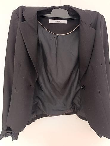 crni ranac zenski: Ženski crni sako MEXX Metropolitan - Klasičan kroj sa reverima - — 3