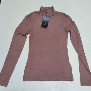 srebrne mindjuse na sraf: XS (EU 34), S (EU 36), M (EU 38), Cotton, Single-colored, color - Brown — 1