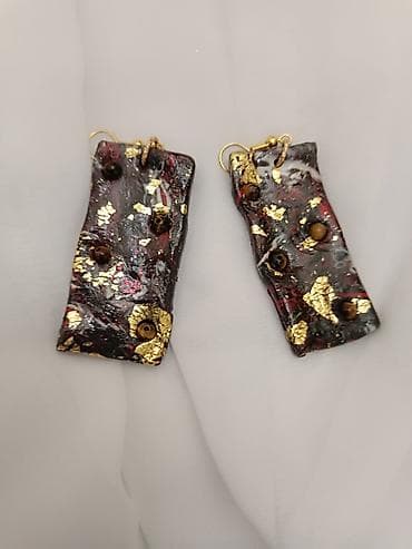 cartier nakit: Ručno rađene mindjuse od gline sa unikatnim apstraktnim dezenom i — 10