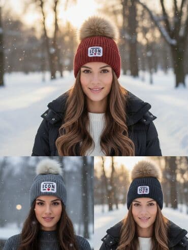 prodaja kaputa novi sad: DSQUARED2 ICON  unisex Zimske Kape sa Krznom ​Prodajem nove, izuzetno — 1