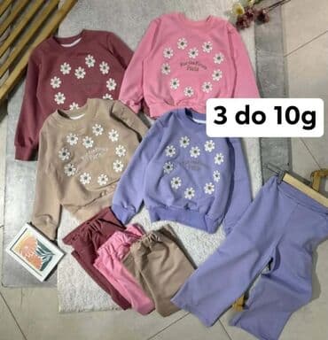 Dečiji kompleti trenerki za devojčice - Veličine: od 3 do 10 godina