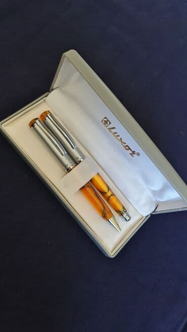lila sako kombinacije: Elegantan poklon set olovaka – Etalon - Set od dve olovke u luksuznoj — 5