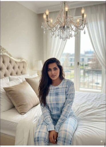 Pidžame: Plišane cotex pidzame extra kvaliteta premekane,tople,sa elastinom — 2