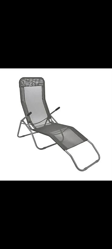 Garden furniture: Ležaljka za dvorište/terasu – sklopiva - Materijal: prozračna — 1