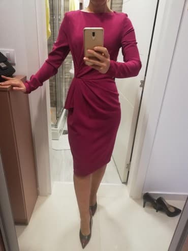 guess zenske torbe cene: S (EU 36), color - Pink, Cocktail, Long sleeves — 1