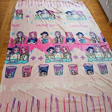 K-Pop ćebe 220 × 150 cm 💗💜 Prelepo i nežno ćebe sa atraktivnim K-Pop
