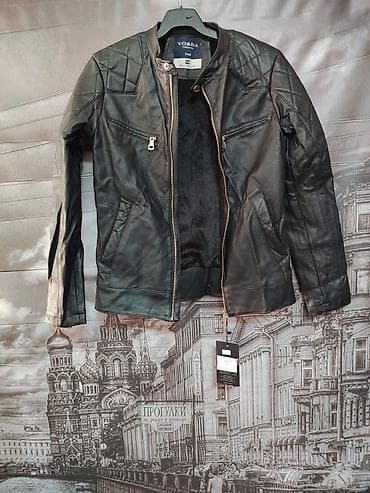 Muška kožna jakna VO&BA Collection - Model: biker/urban sa