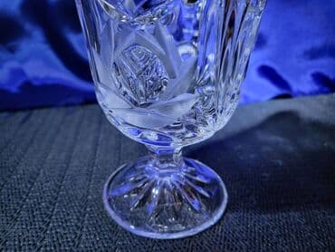 Zastave: Bokalcic nov kristal,sa matiranim delovima iz 70ih.g. Bokalcic — 10