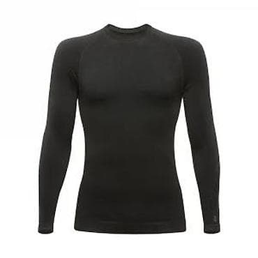 pull i bear jakne: Muška termo majica dugih rukava – crna - Funkcionalna termo baza — 7