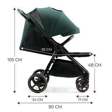 KINDERKRAFT KOLICA MITZY JADE GREEN – KSMITZ00GRE Kinderkraft Mitzy