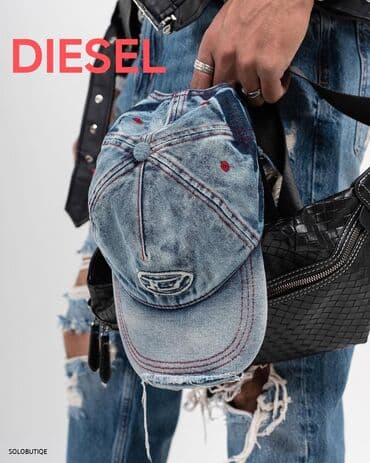 diesel muska jakna: Kačket, Diesel, bоја - Svetloplava — 2