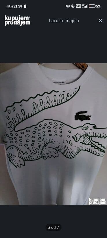 Ženska odeća: Lacoste, XL, Pamuk, bоја - Bela — 3