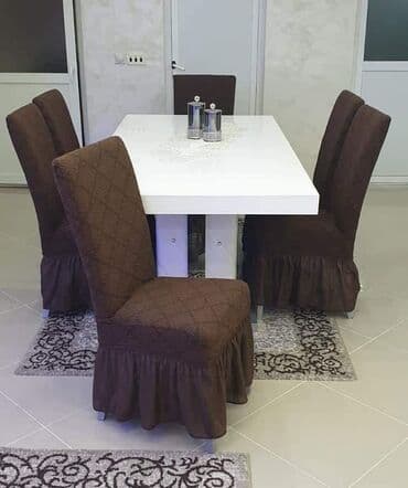 ikea sto i stolice za trpezariju: Akcija️akcija️akcija️ prekrivači za stolice-6 komada- . Odgovara za — 1