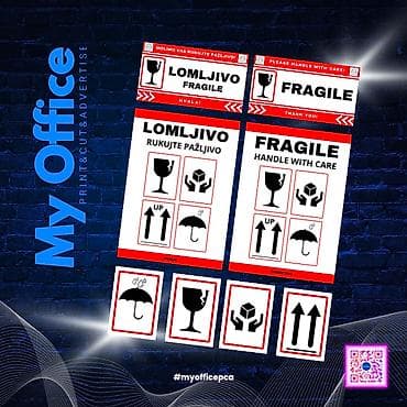 stampa na majicama novi sad: Nalepnice Lomljivo(Fragile),nekoliko modela! My Office — 1