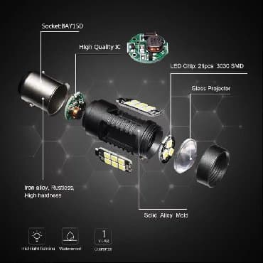 tuning oprema za auto: 2x led sijalice za dnevna svetla ili poziciju IZUZETNO JAKO I — 3