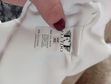 yellow cab cipele: Elegantna ženska bluza VOGELI.Poluobim 50 cm,duzina 66cm - Boja: bela — 5