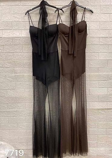 Muška obuća: ✨Elegantni ženski kombinezon sa korsetskim gornjim delom i providnim — 2