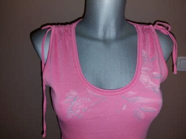 tank top h m: M, Print, color - Pink — 5