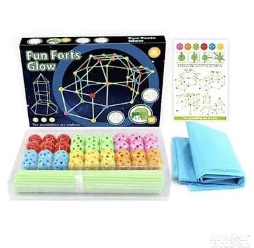 tn svetlo plave: Ovaj proizvod je Fun Forts Glow, set za konstruisanje svetlećih — 4