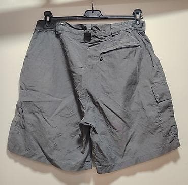 kupujem prodajem odeca: Muške cargo šorts pantalone – siva boja - Kroj: klasičan cargo šorts — 2