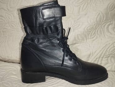 bež čizme od brušene kože: Ankle boots, 39 — 7