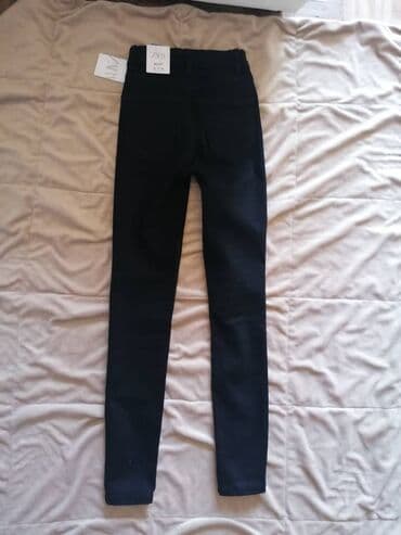 nike tech fleece m: Farmerke zara skinny sculpt nove, imaju elastina visok struk, sive i — 2