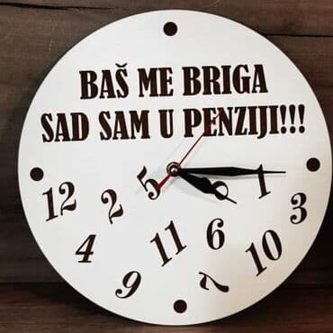 slavske stolice: Zidni sat — 6