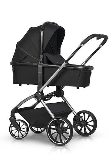inglesina kolica 3 u 1: EUROCART Easy Go Giro 2u1 kolica za bebe – Ebony Black SKU — 1