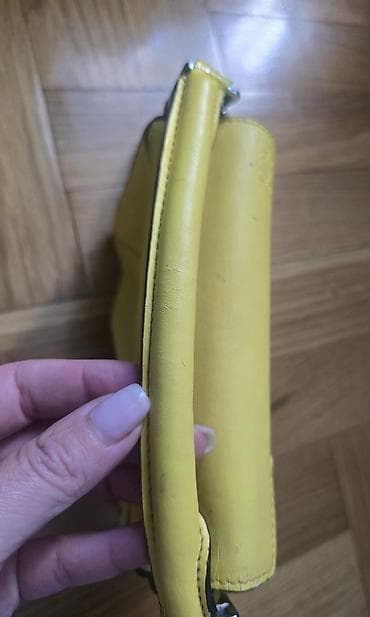 catwalk torbe: LOEWE mini puzzle satchel žuta torba. Nosi se u ruci, vintage model — 8