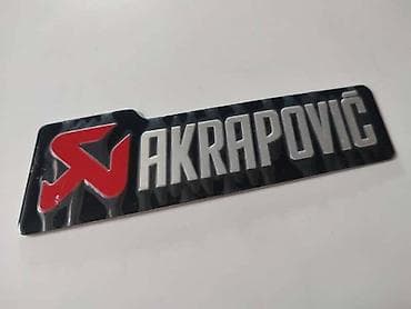 led oci za auto: NATPIS NALEPNICE | Samolepljiva Akrapovič nalepnica. Cena 400din po — 1