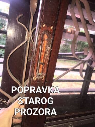 Šivenje i popravka odeće: Usluga: Popravka starog prozora - Stručno sređivanje drvenih prozora — 1