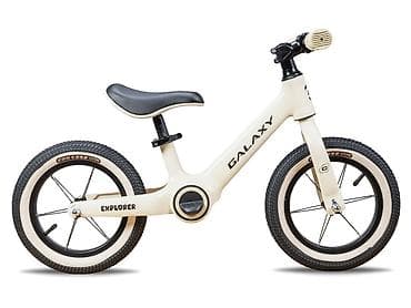 new balance patike 550: Balance bike 12" GALAXY EXPLORER – bež Bicikl bez pedala sa čvrstim — 1