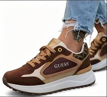 obuća: GUESS patike – ženski lifestyle model - Boje: kombinacija braon — 1
