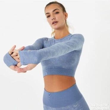 miss etem: ﻿﻿Everlast long sleeve camo crop-top Vel. L Nov, sa etiketama — 2