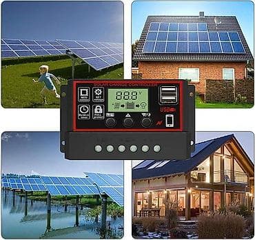 posteljina novi sad: 60a 12v/24v auto solar controller lcd solar charge controller pwm — 6